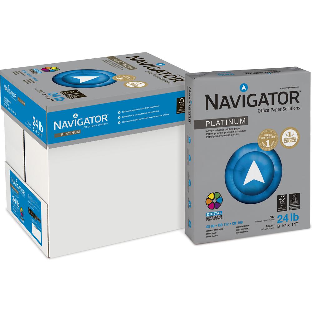 Navigator Platinum Digital Copy & Multipurpose Paper - Bright White - 99...