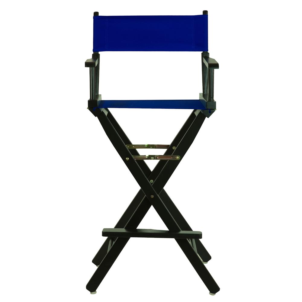 Casual Home 30 Director's Chair Black Frame-Royal Blue Canvas