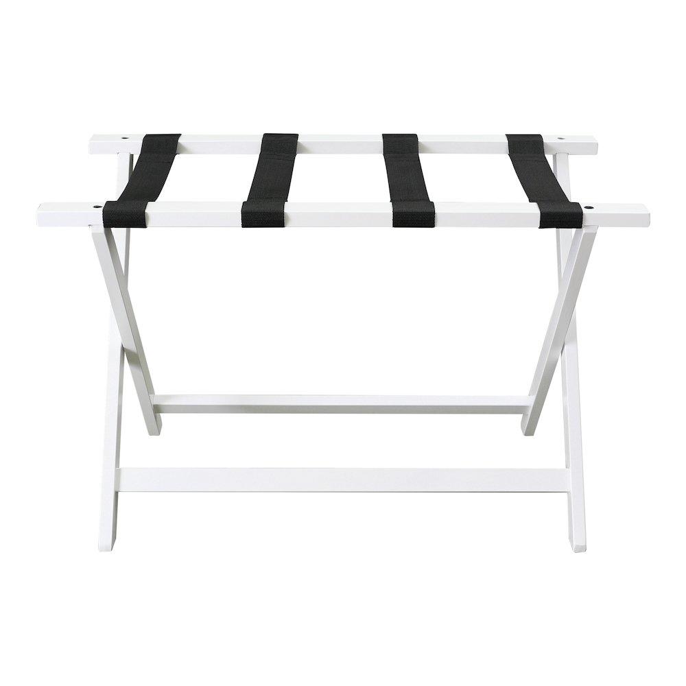 Casual Home Heavy Duty 30 Extra Wide Luggage Rack - White