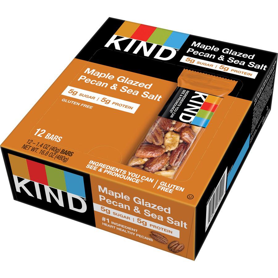 KIND Maple Glazed Pecan/Sea Salt Nut/Spice Bars - Gluten-free,...