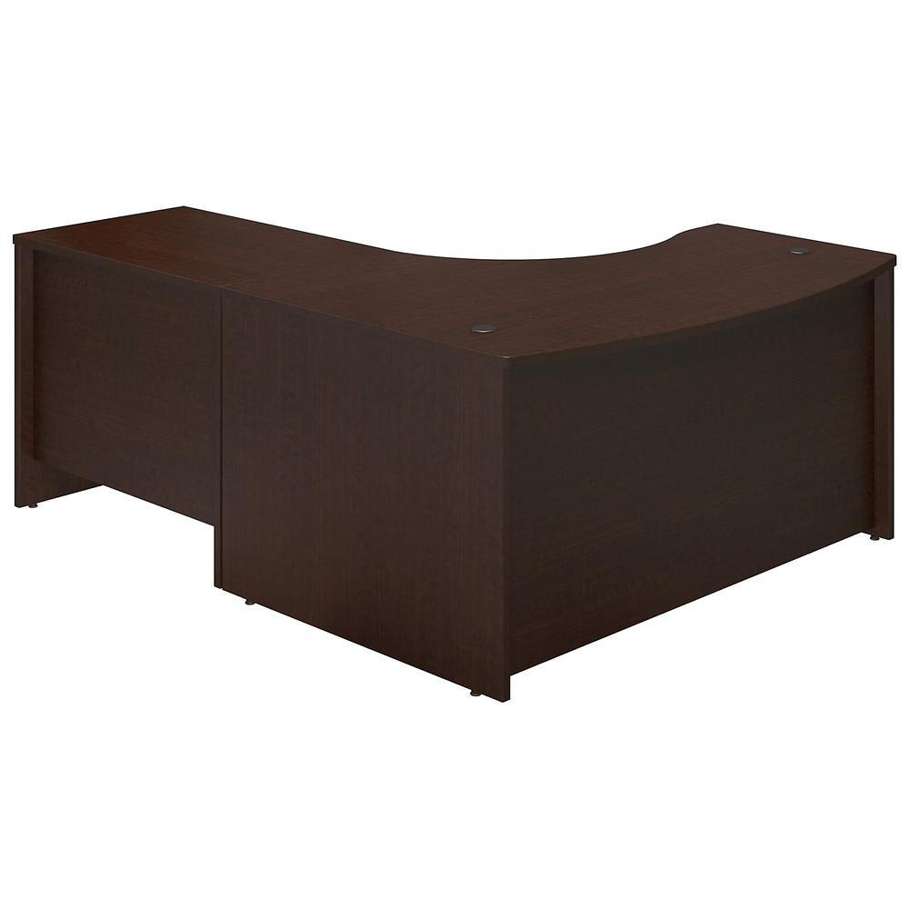 Bush Furniture Series C Elite 60W x 43D Right Handed Bow Front L Shaped Desk with 36W Return