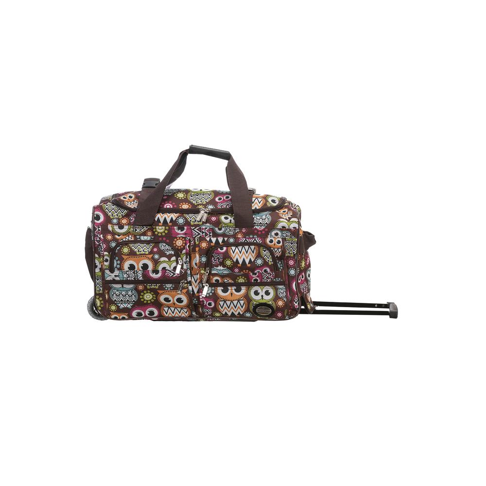Rockland PRD322-OWL 22 in. ROLLING DUFFLE BAG - OWL