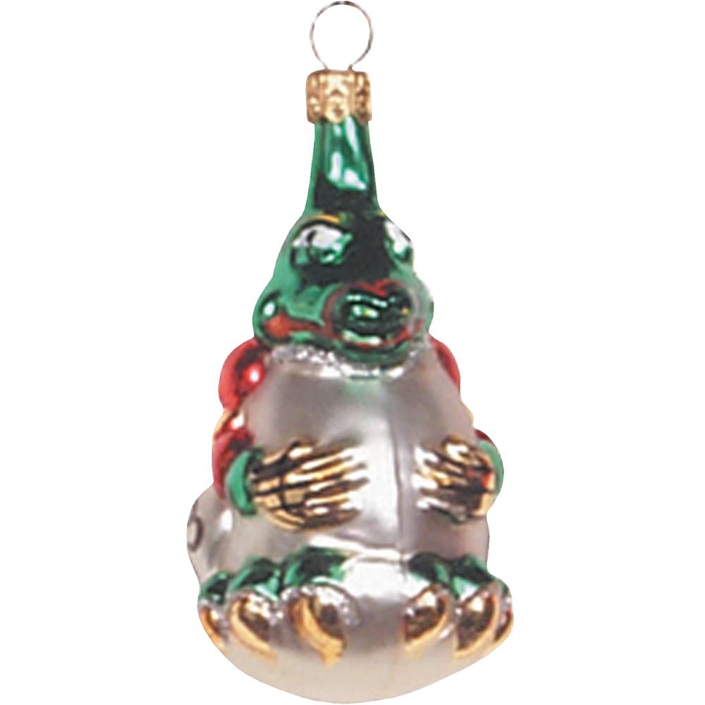 Geda GL69 - Polish Glass Hand-blown Ornament - Dragon - 4"H x 2"W x 2.5"D