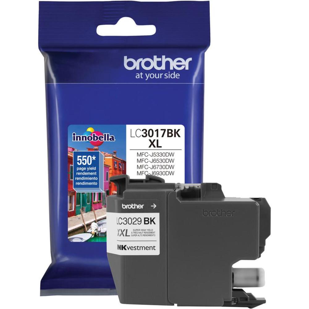 Brother Genuine LC3029BK INKvestment Super High Yield Black Ink Cartridge - Inkjet - Super High Yield - Black
