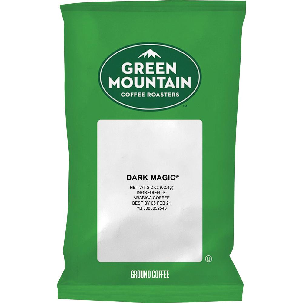 Green Mountain Coffee Roasters Dark Magic Coffee - Full/Extra Dark/Extra Bold - 50 / Carton