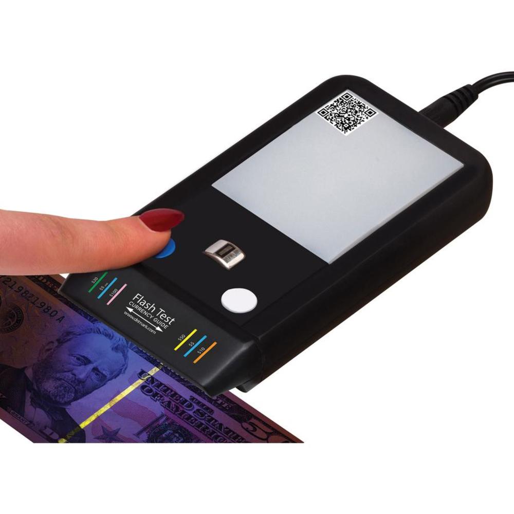 Dri Mark Flash Test Counterfeit Detector - Ultraviolet, Watermark, Ink - 1 Second - Black - 1 Each