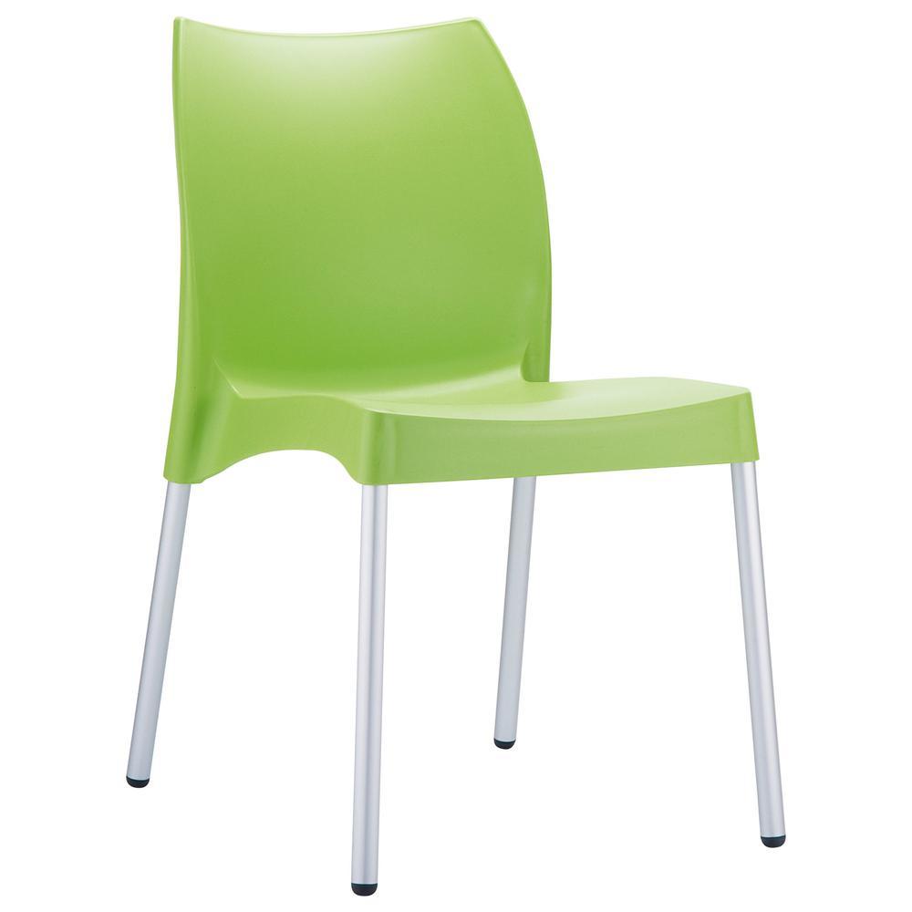 SIESTA Vita Resin Outdoor Dining Chair Apple Green, set of 2