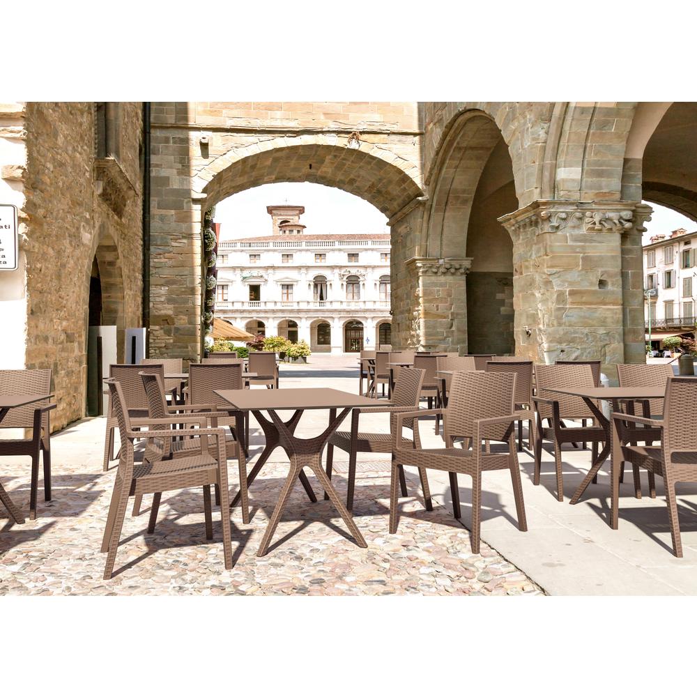 SIESTA Ibiza Rectangle Table 55 inch Brown