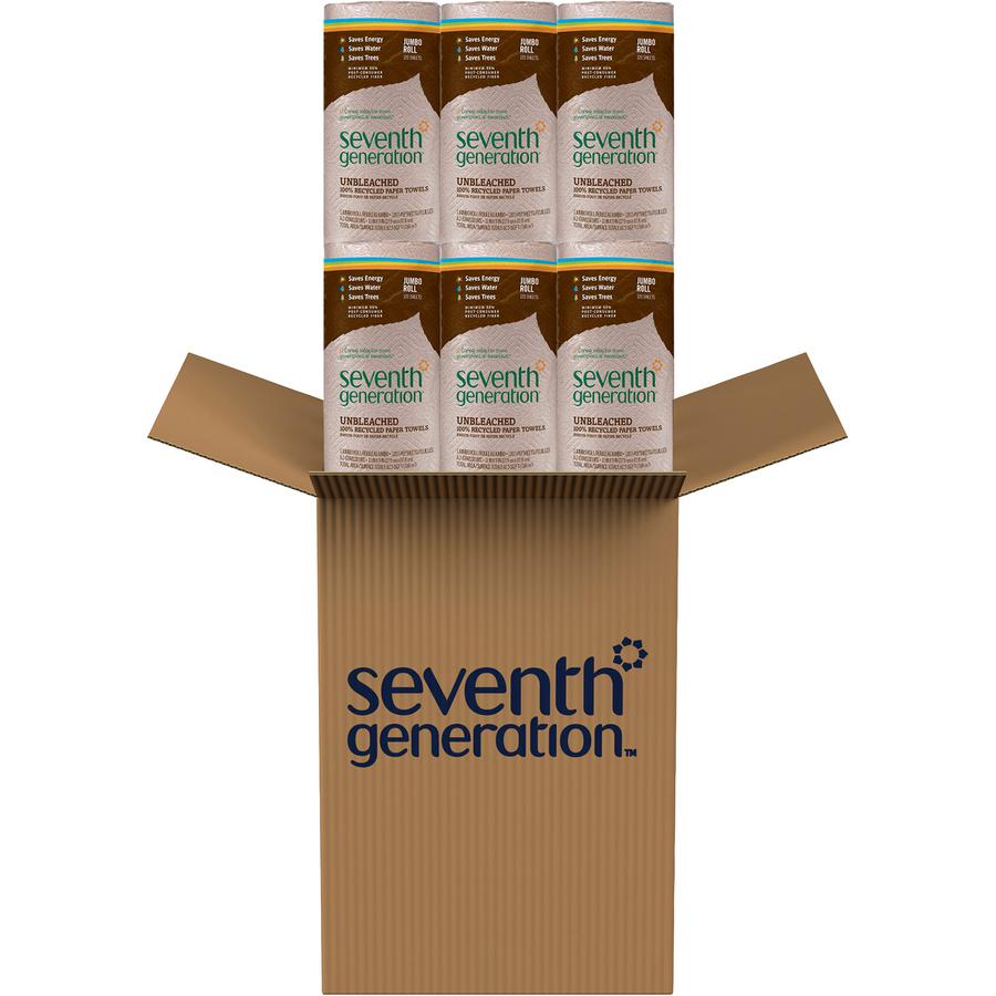 Seventh Generation 100% Recycled Paper Towels - 2 Ply - 9 x 11 - 120...