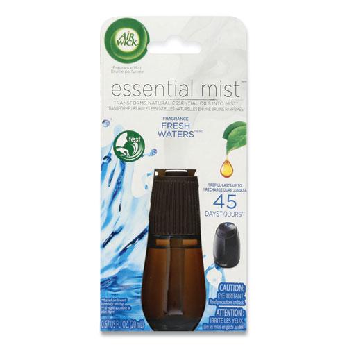 Airwick Essential Mist Refill, Fresh Water Breeze, 0.67 oz Bottle, 6/Carton