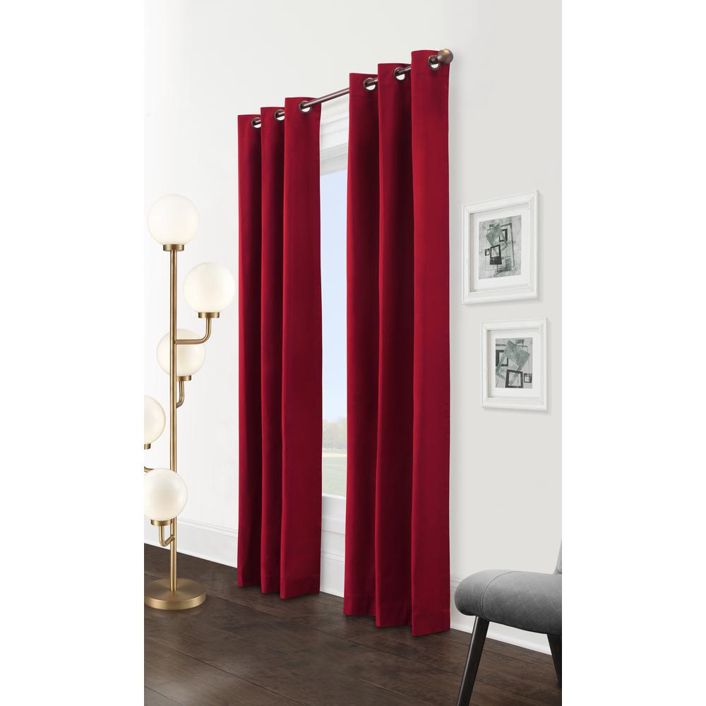 Thermalogic™ Weathermate Grommet Curtain Wide Panel Pair each 80 x 84 in Burgundy
