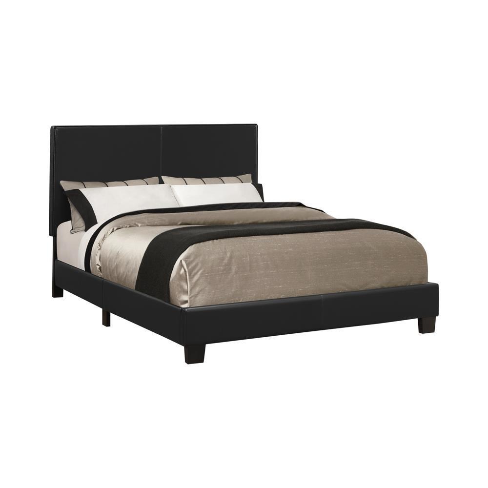 Coaster Mauve Upholstered Twin Bed Casual, Black