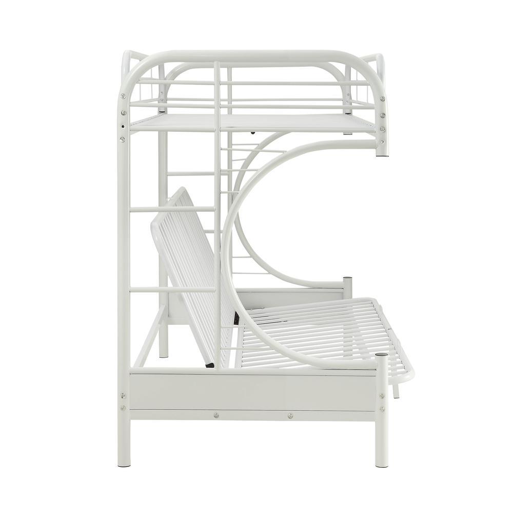 Acme Furniture Eclipse Twin XL/Queen/Futon Bunk Bed, White