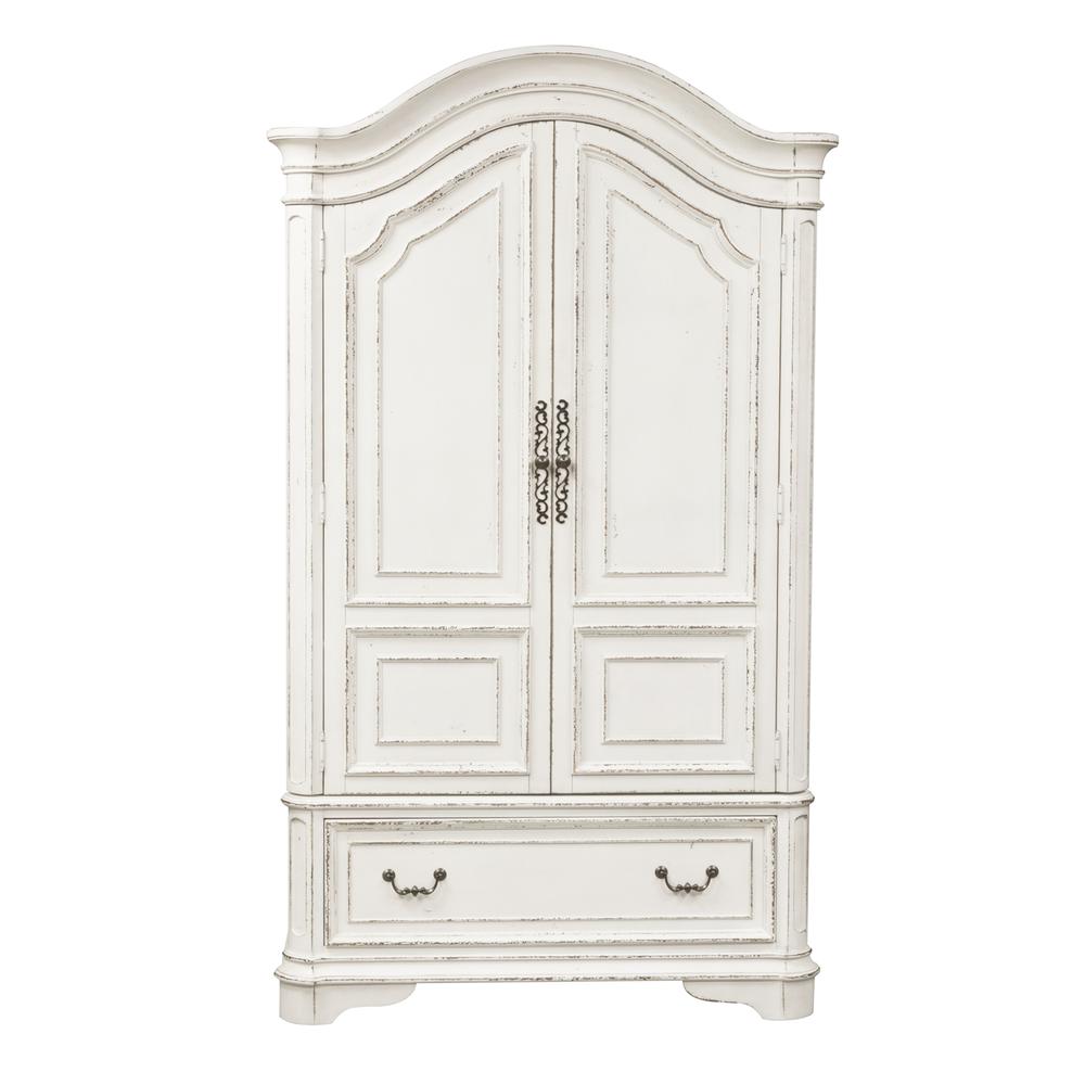 Liberty Furniture Armoire (244-BR-ARM), Antique White Finish