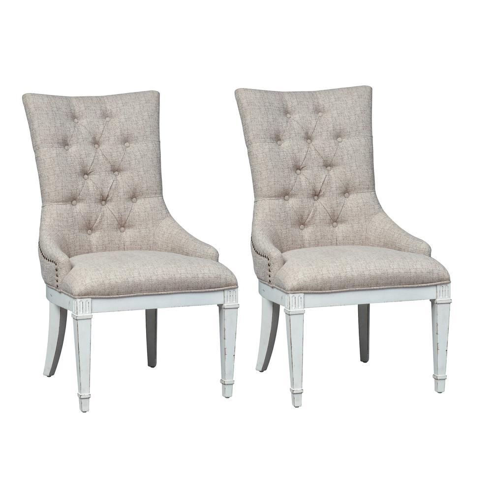 Liberty Furniture Hostess Chair-Set of 2 Traditional White