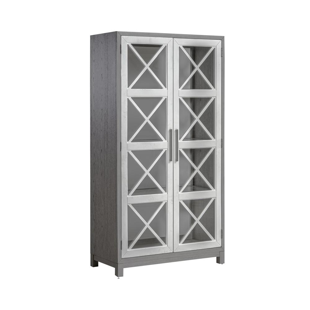 Liberty Furniture Bunching Display Cabinet Contemporary White