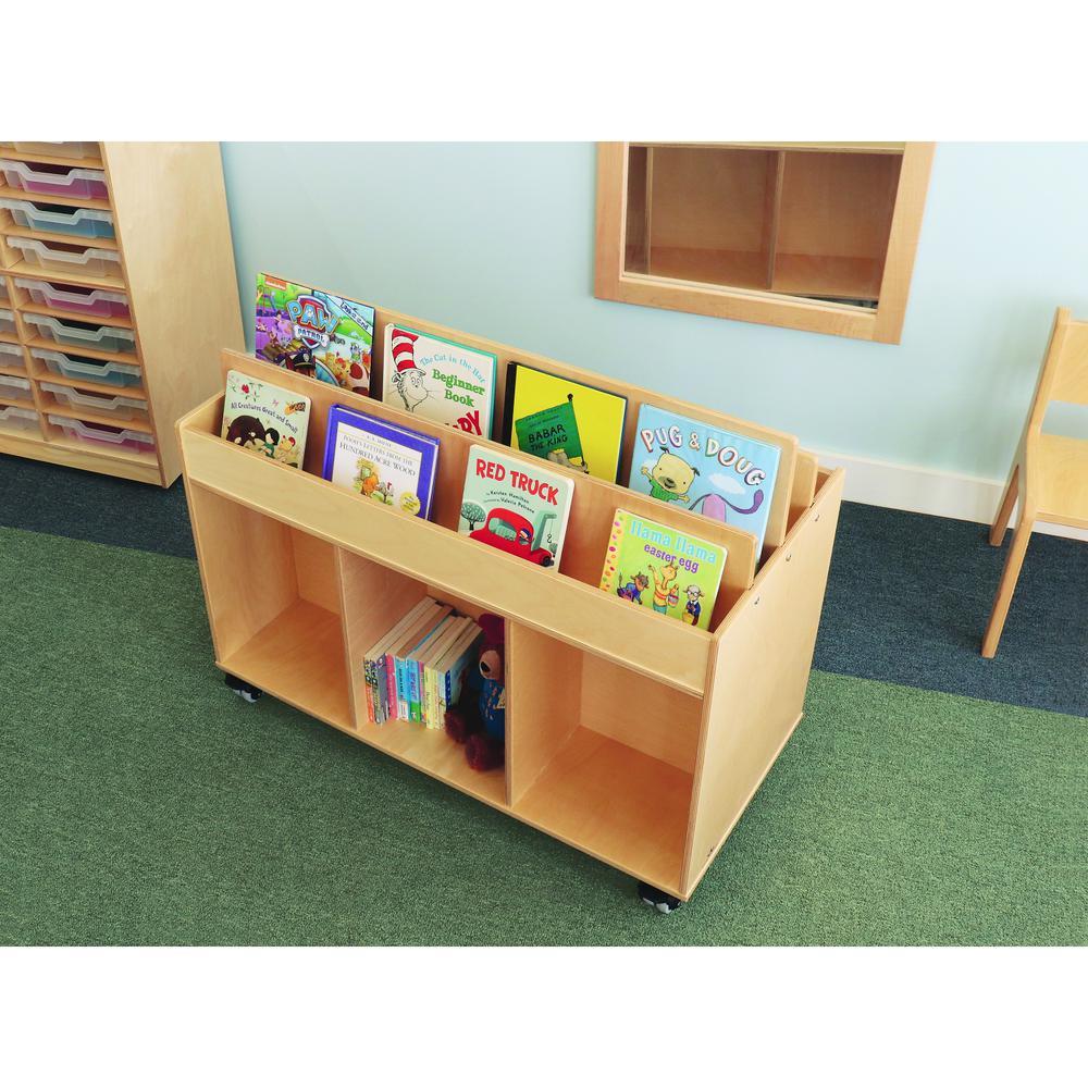 Whitney Brothers Mobile Book Storage Island