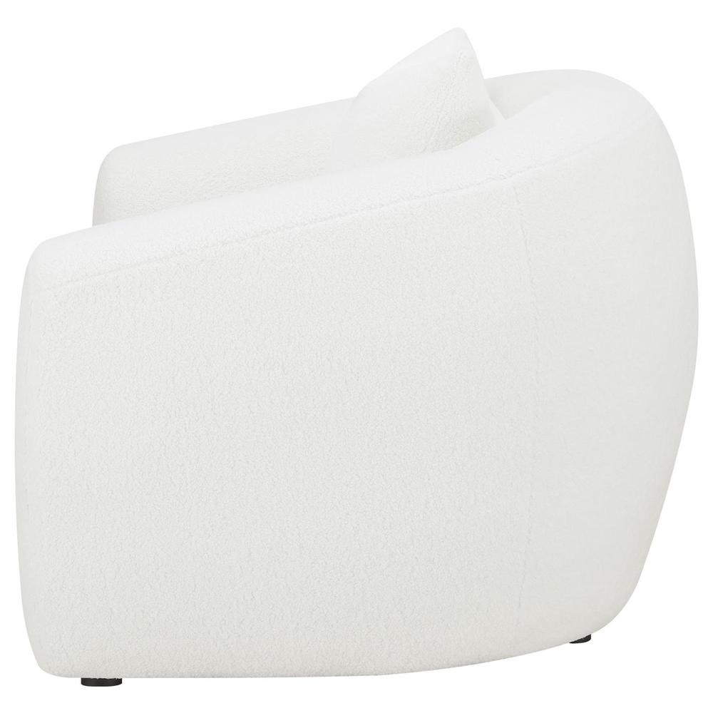 Coaster Isabella Upholstered Tight Back Chair White