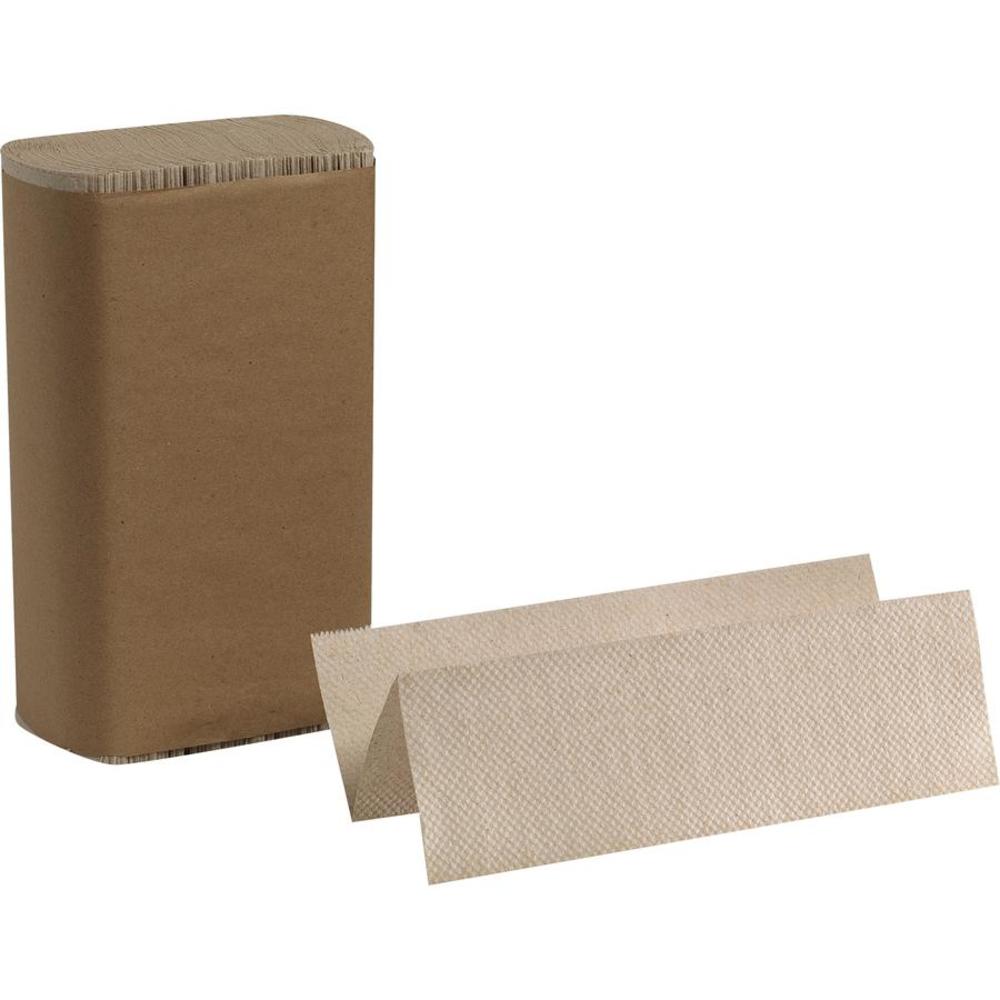 Georgia-Pacific Pacific Blue Basic Recycled Multifold Paper Towel - 9.50" x 9.25" - Brown - For Office Building - 250 Per Pack - 16 / Carton