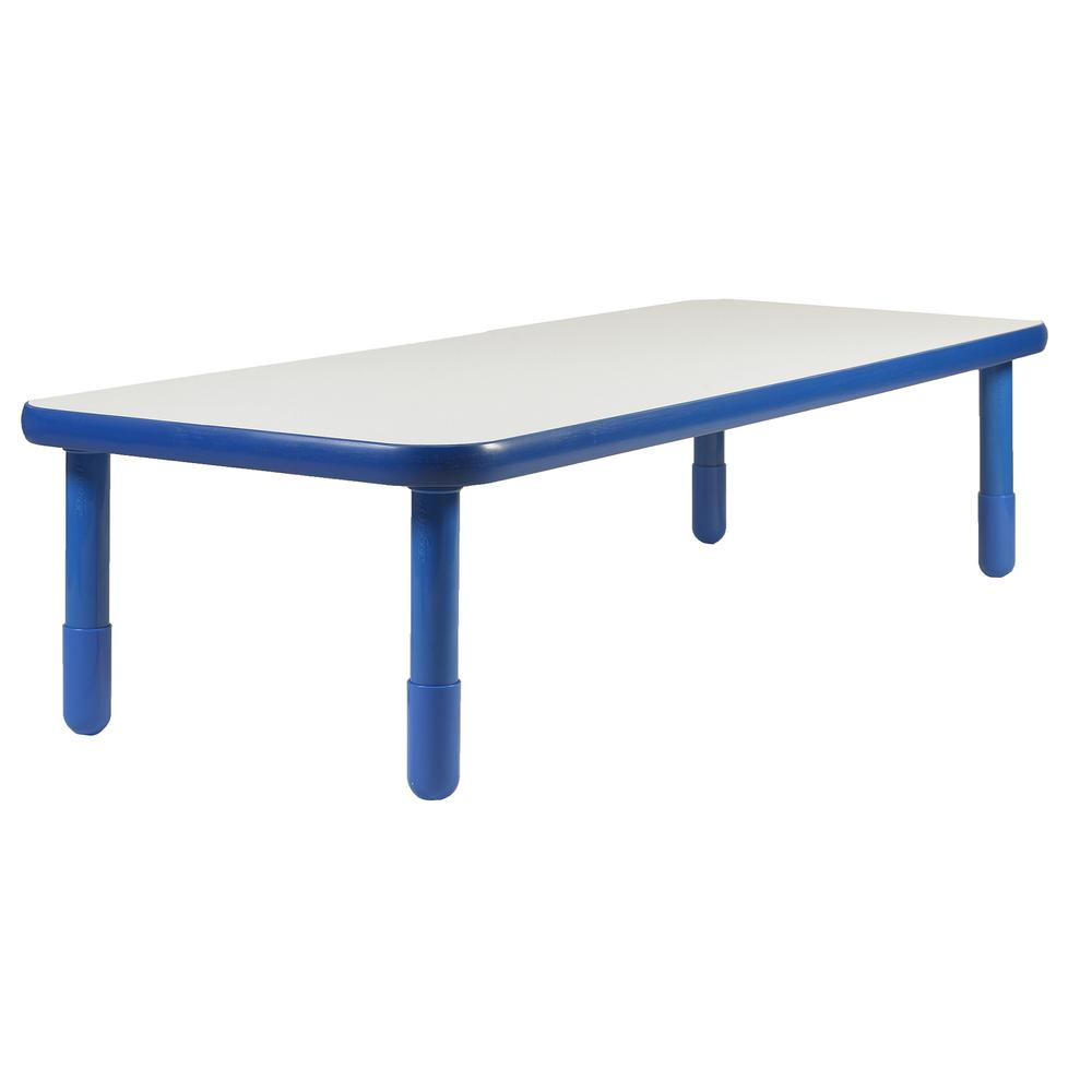 Angeles BaseLine® 72" x 30" Rectangular Table - Royal Blue with 18" Legs