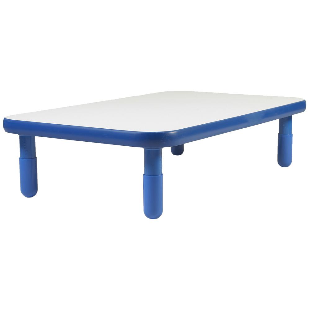 Angeles BaseLine® 48" x 30" Rectangular Table - Royal Blue with 12" Legs