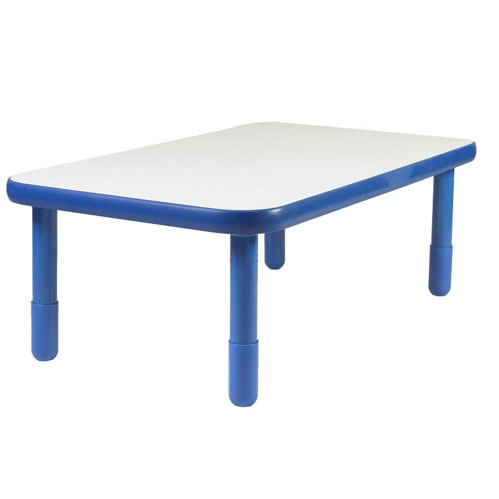 Angeles BaseLine® 48" x 30" Rectangular Table - Royal Blue with 18" Legs