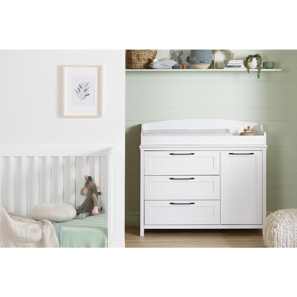 South Shore Daisie Changing Table, Pure White