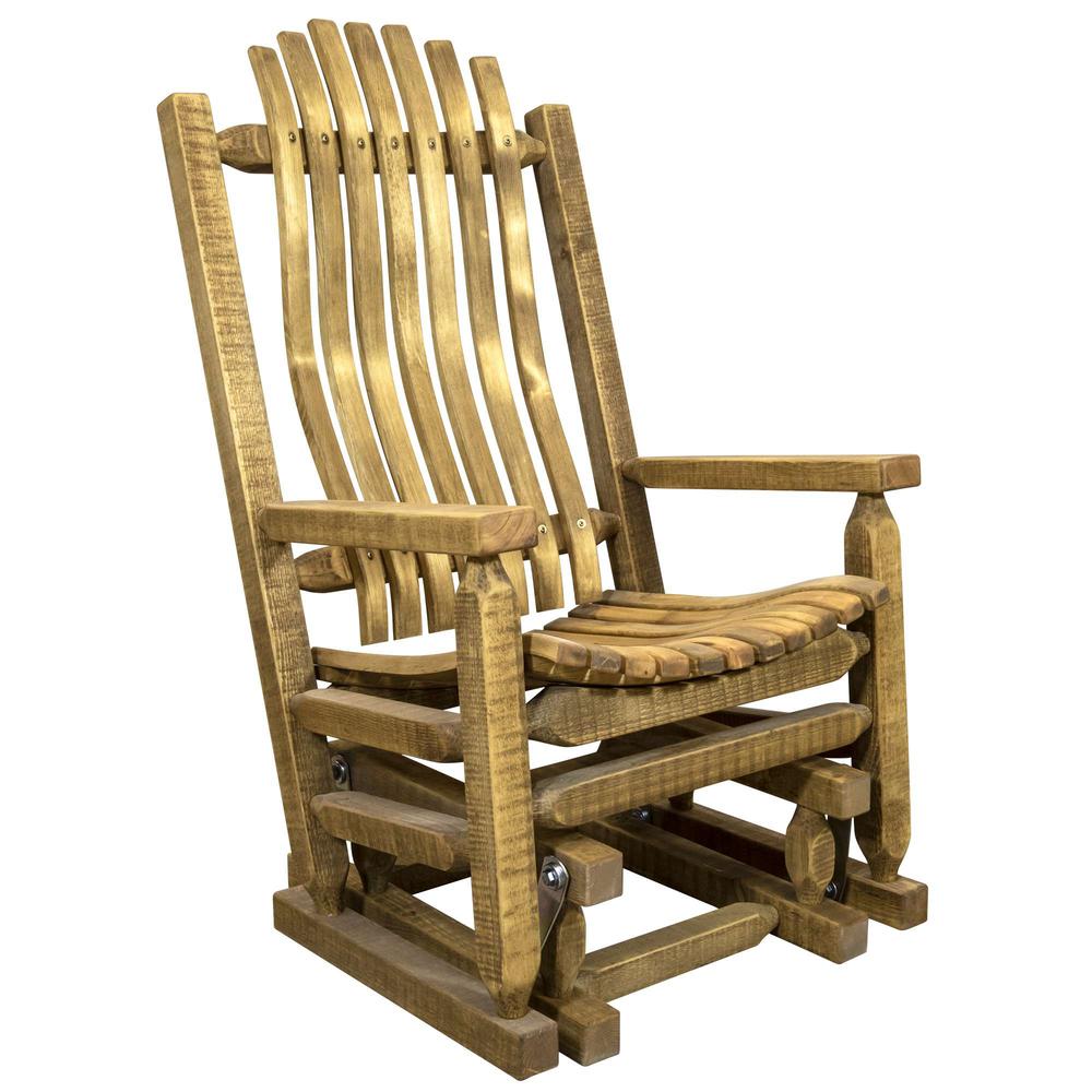 Montana Woodworks, Inc. Homestead Collection Glider Rocker, Clear Exterior Finish