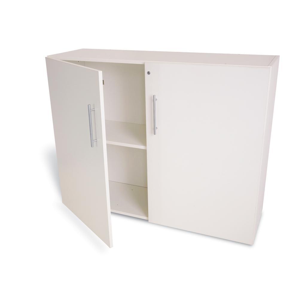 Whitney Brothers Whitney White Lockable Wall Cabinet