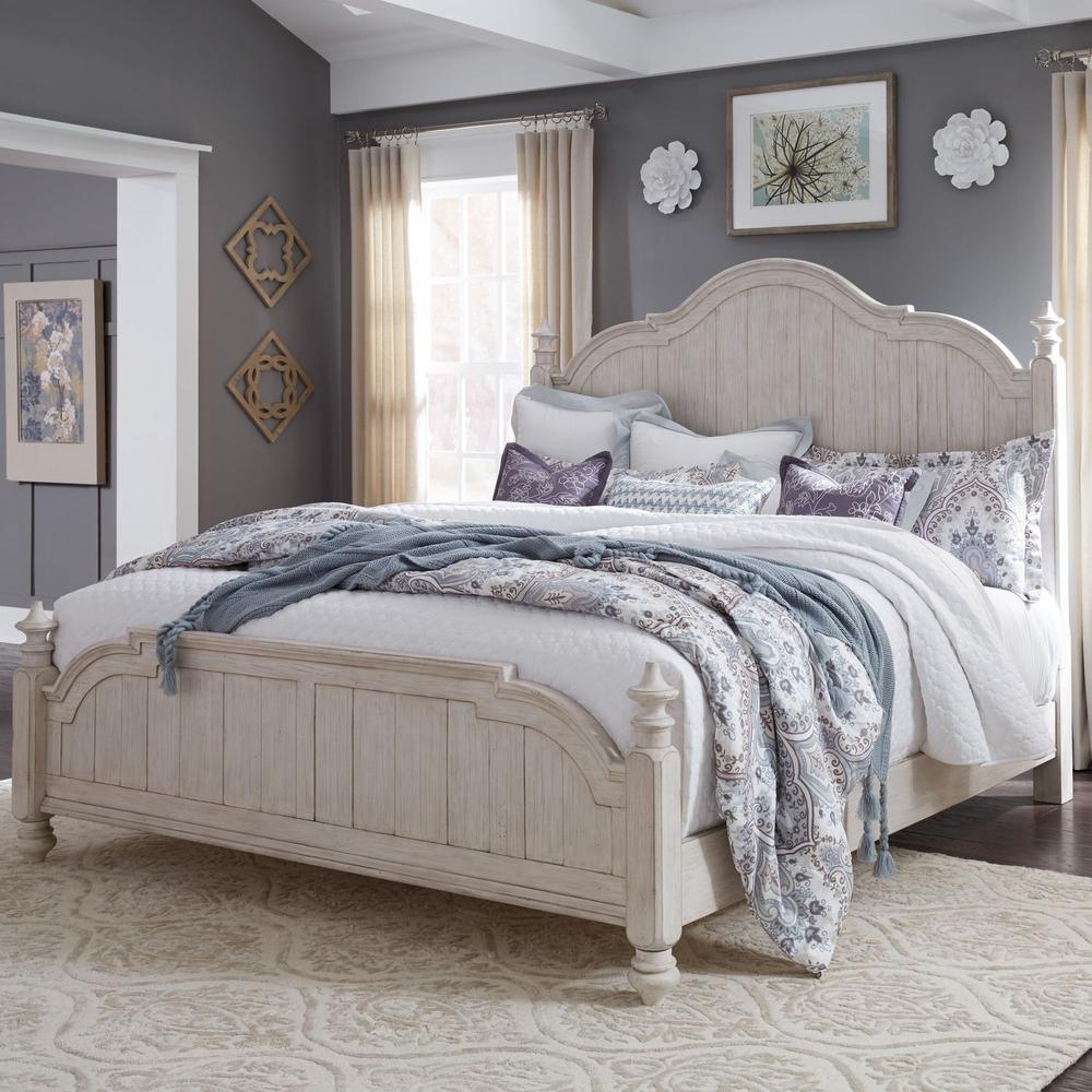 Liberty Furniture Industries Farmhouse Reimagined King Poster Bed