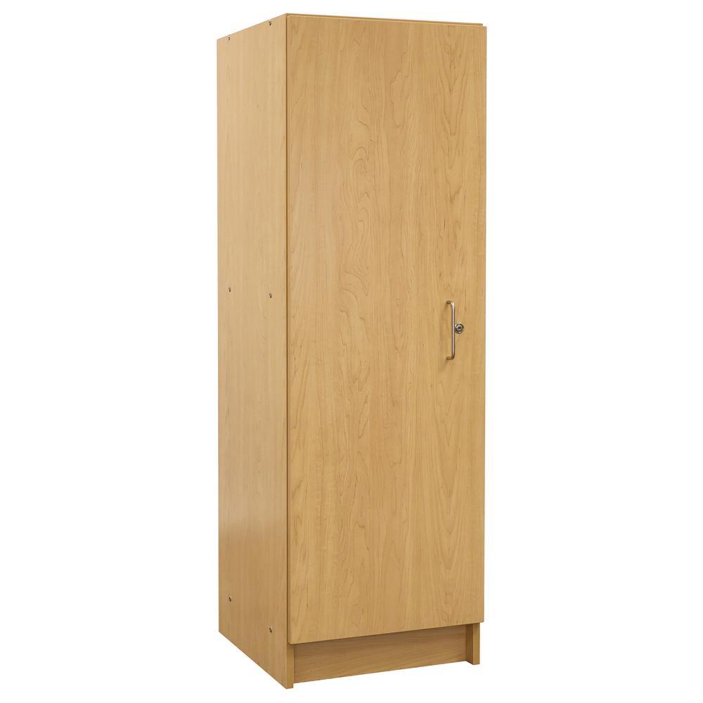 Tot Mate Single-Door Tall Cabinet, Assembled, 19.5W x 20.5D x 59.5H
