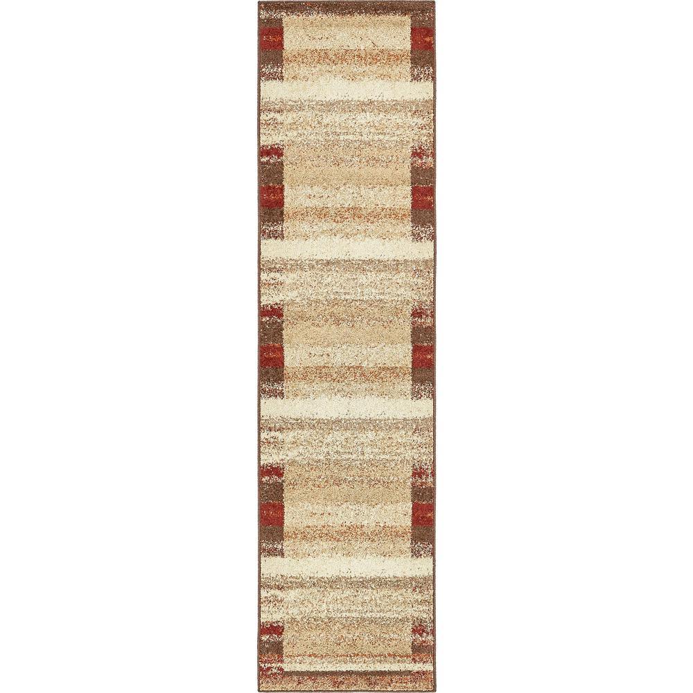 Unique Loom Autumn Maple Rug, Beige (2' 6 x 10' 0)