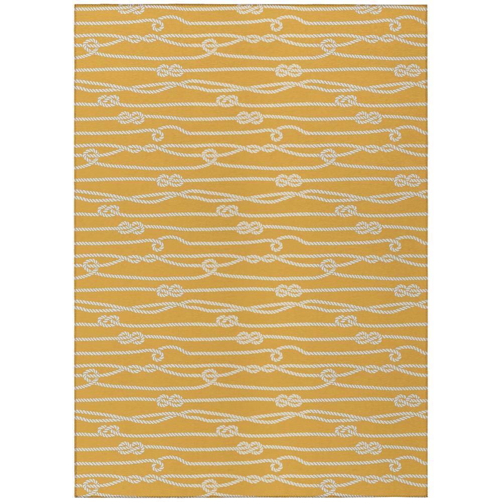 Addison Rugs Indoor/Outdoor Harpswell AHP37 Gilded Washable 5' x 7'6" Rug