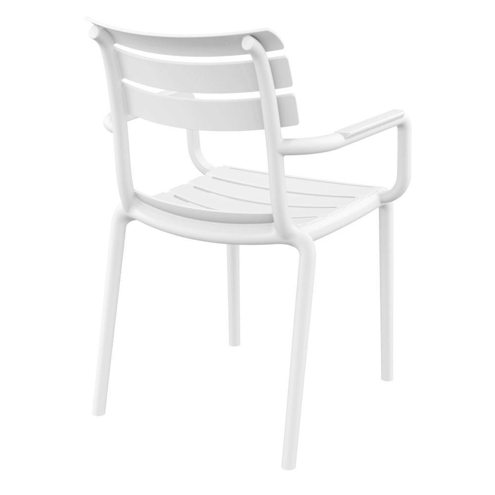 SIESTA Paris Resin Outdoor Arm Chair White
