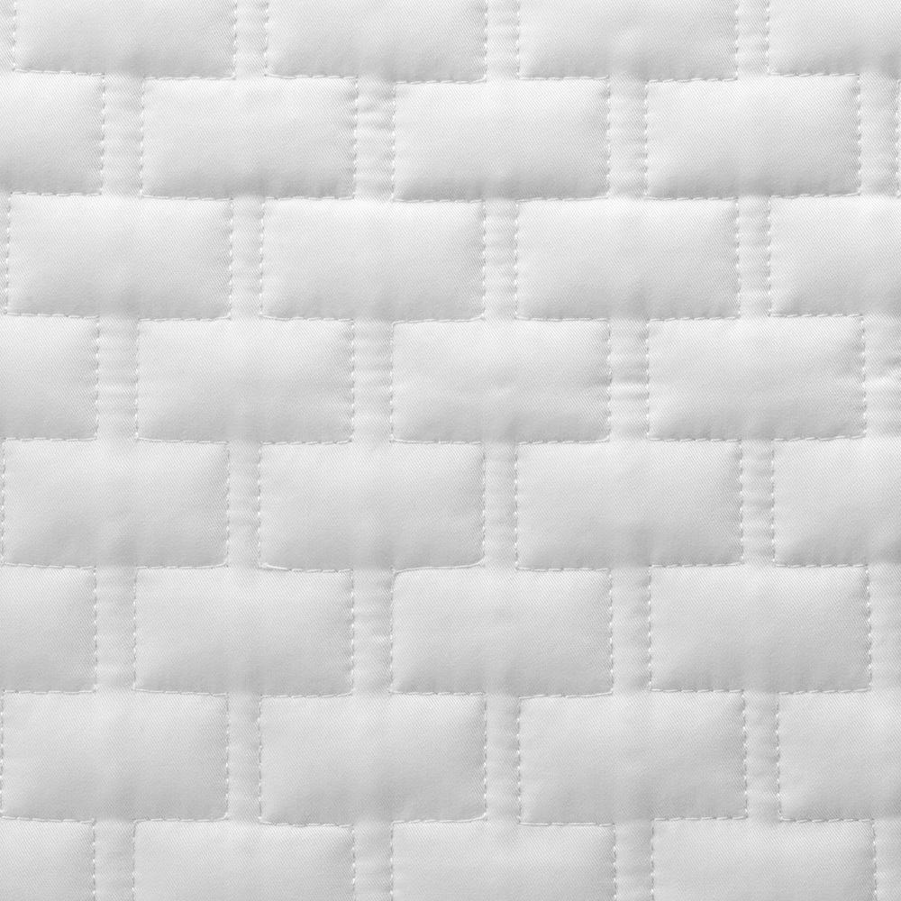 BedVoyage Luxury 100% viscose from Bamboo Quilted Coverlet, Queen - White