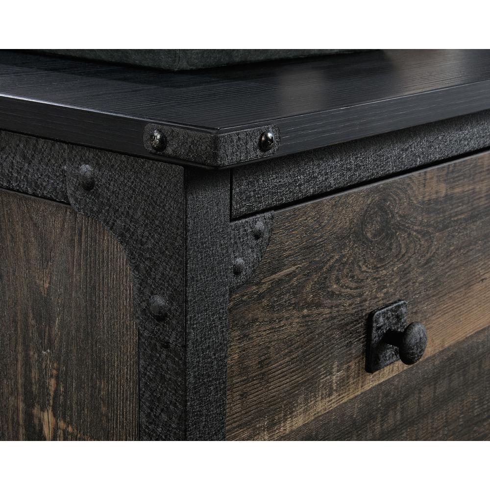 Sauder 2-Drawer Lateral File Cabinet in Carbon Oak