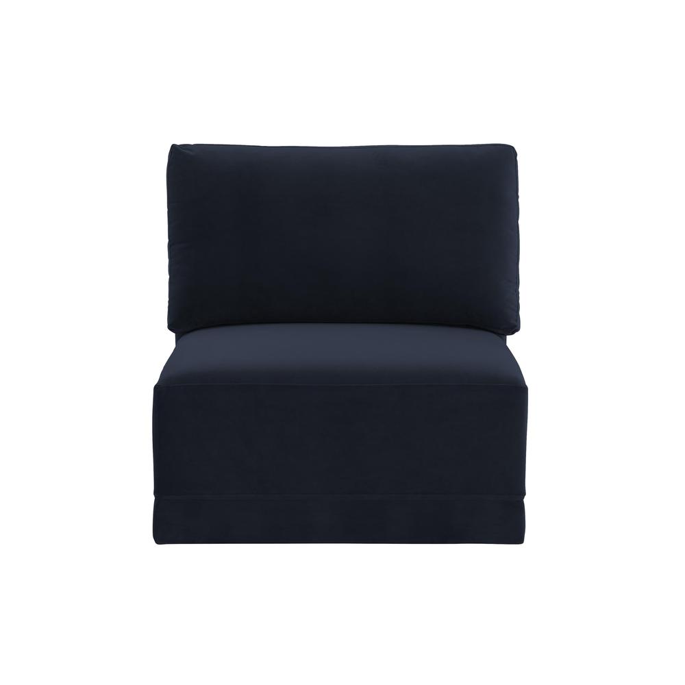 Tov Furniture Willow Navy Armless Chair