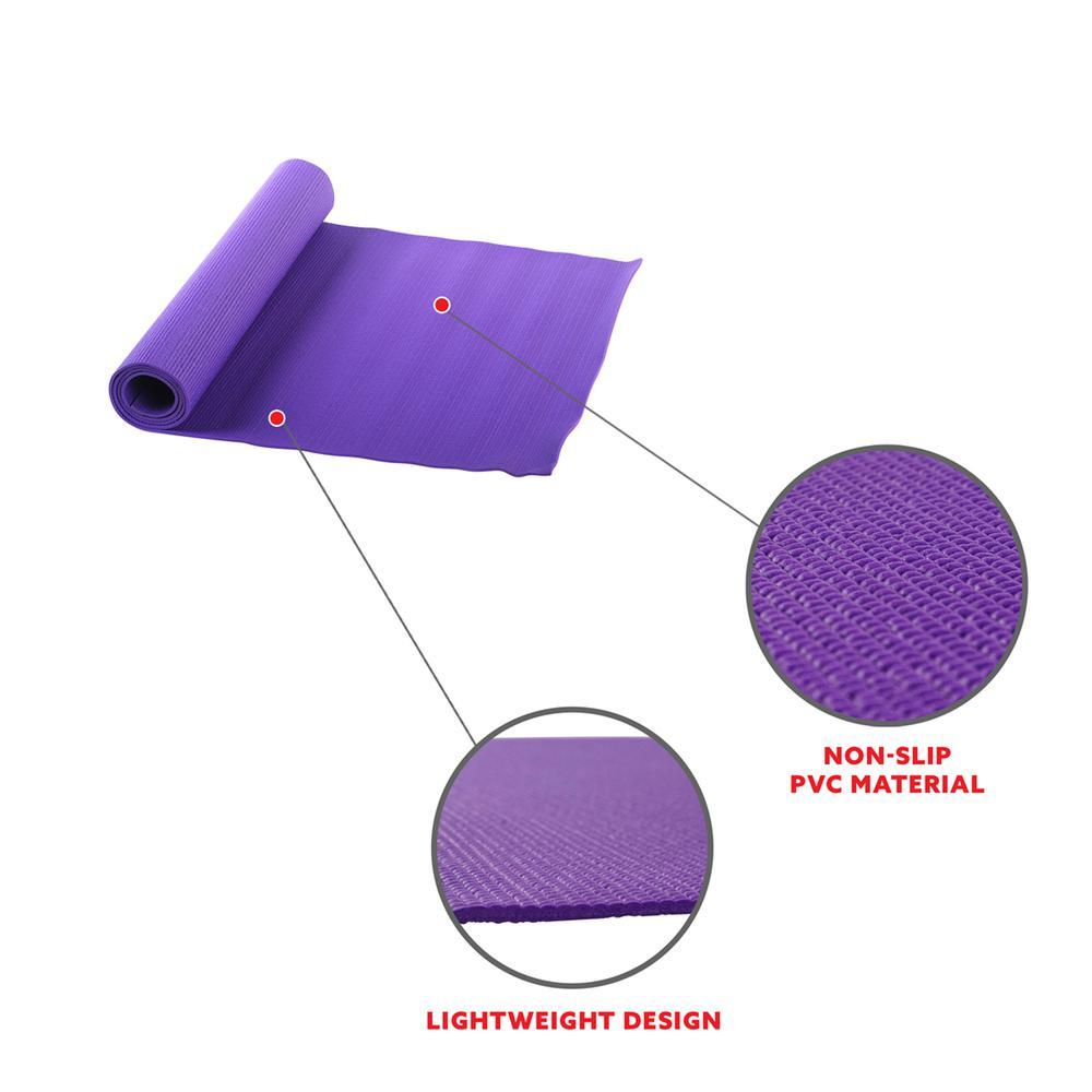 Sunny Health & Fitness Yoga Mat (Purple)