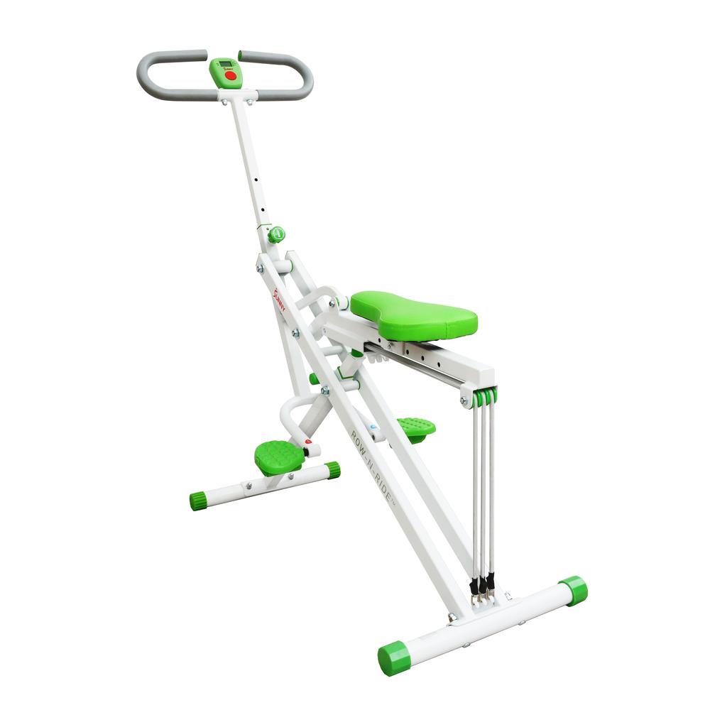 Sunny Health & Fitness Upright Row-N-Ride® Exerciser in Green - NO. 077G