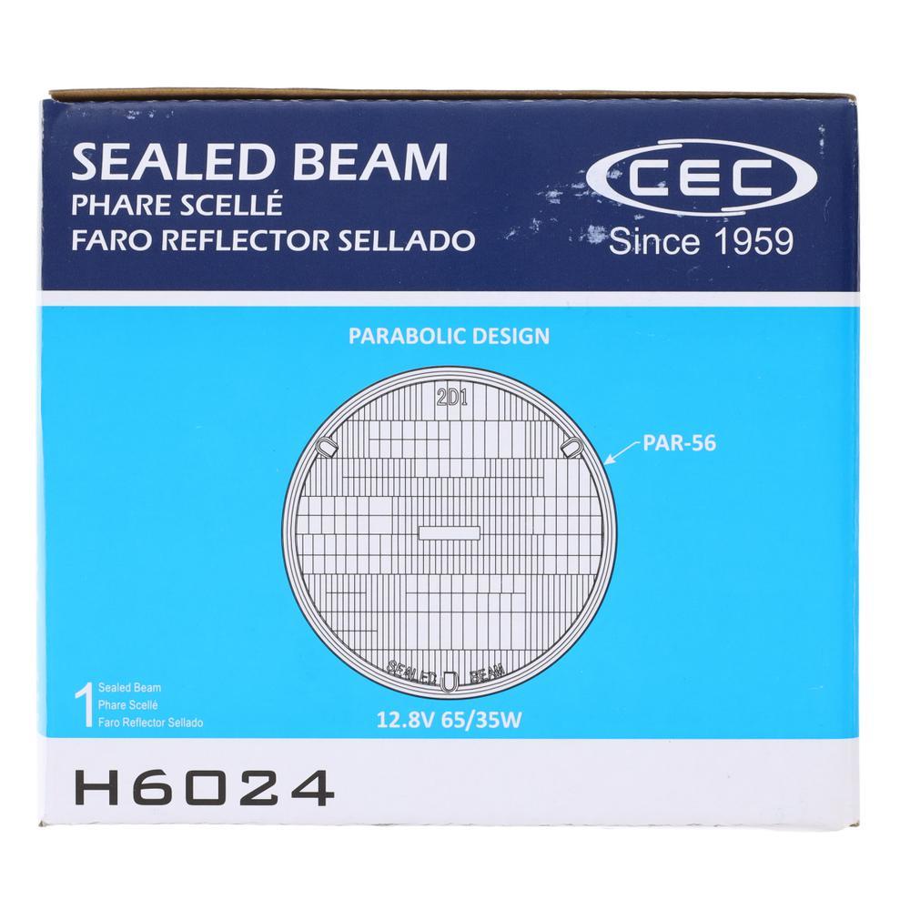 Cec Industries 6024 Halogen Hi-Low Beam Round 2Lamp Sys