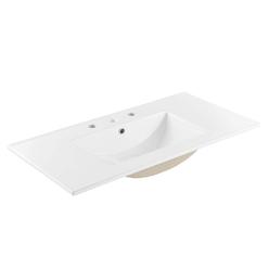 Modway Cayman 36" Bathroom Sink - White EEI-4203-WHI