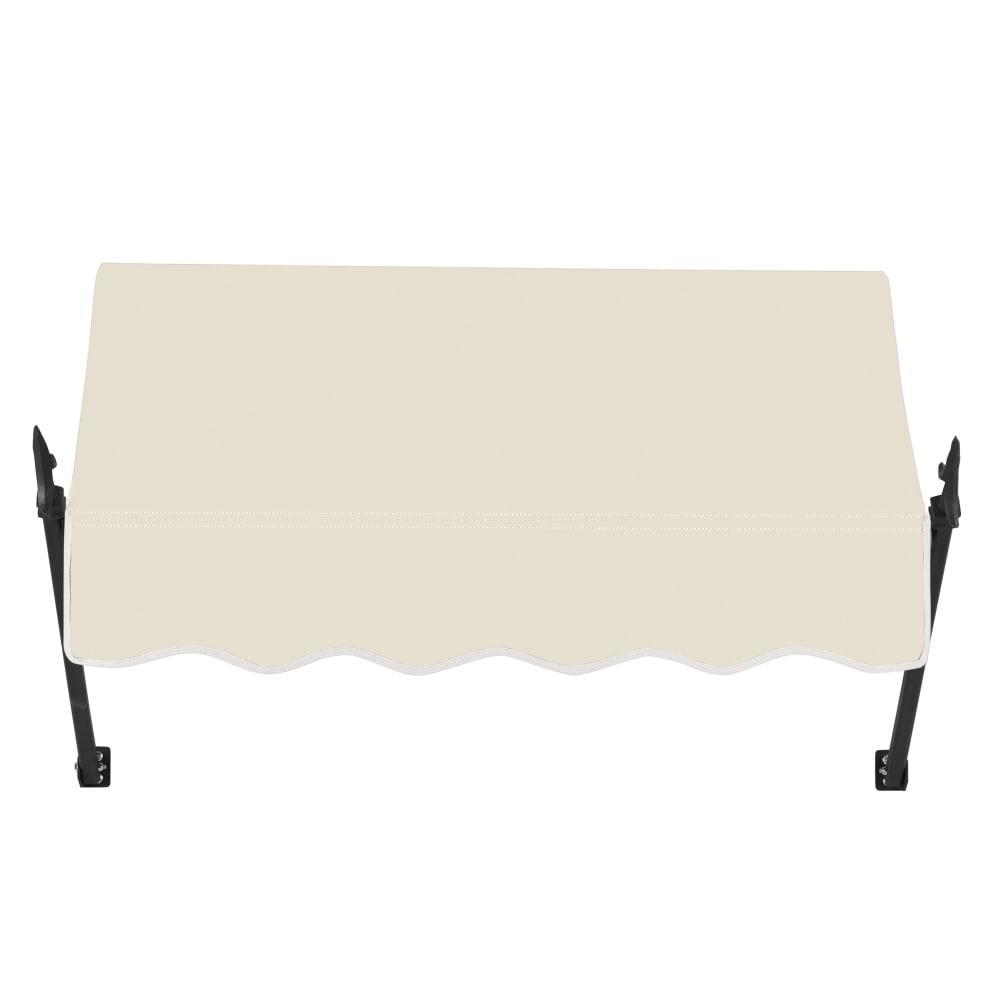Awntech 3.375 ft New Orleans Fixed Awning Acrylic Fabric, Linen
