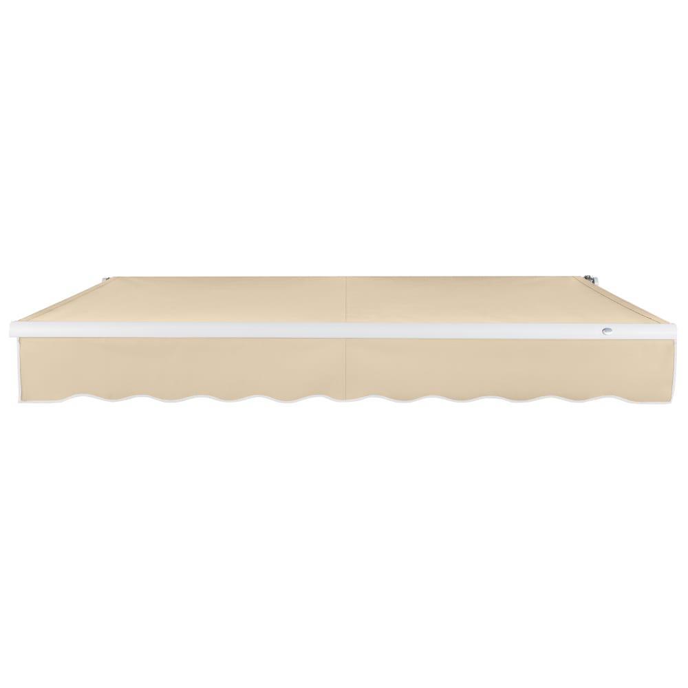 AWNTECH 24' x 10' Maui Right Motor Right Motorized Patio Retractable Awning, Tan