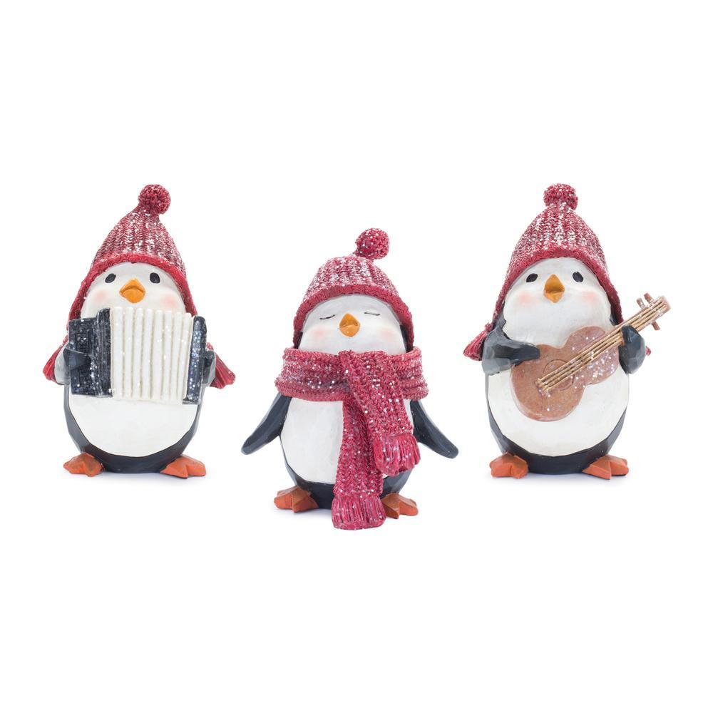 Melrose Musical Penguin Figurine (Set of 3)