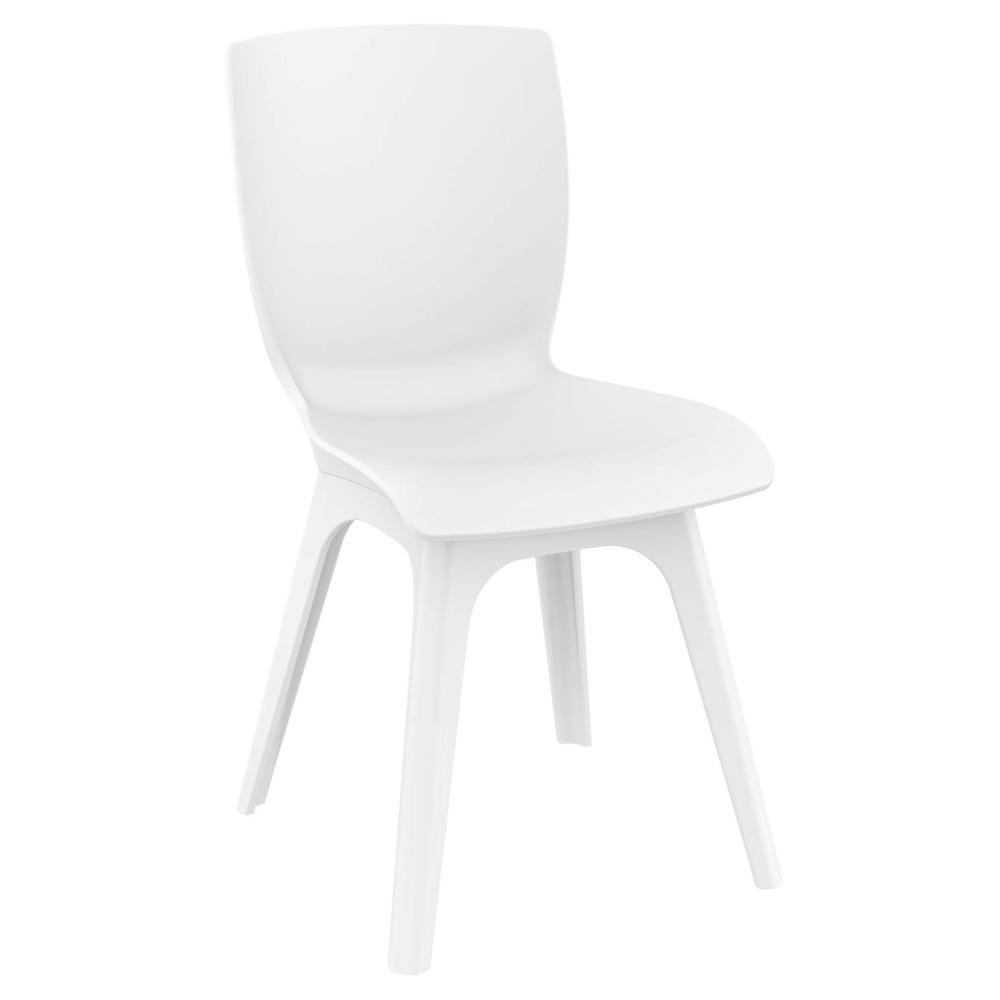 Belen Kox Modern Chair, Set Of 2, White, Belen Kox