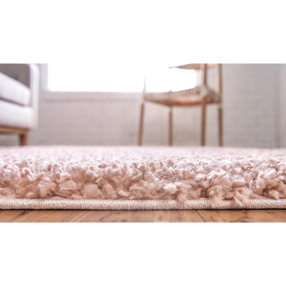 Unique Loom 7 Ft Square Rug in Dusty Rose (3153390)