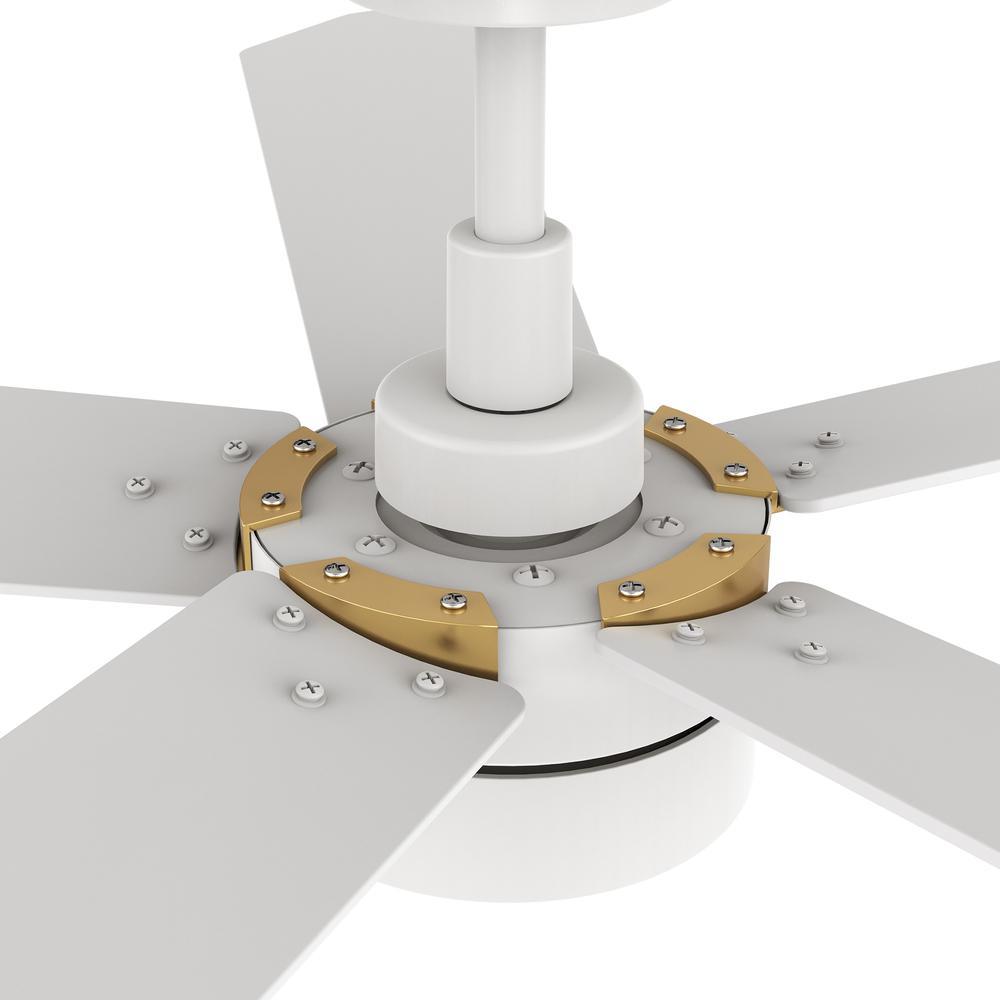 Carro Tarrasa 52'' Smart Ceiling Fan with Remote, Light Kit Included White Finish