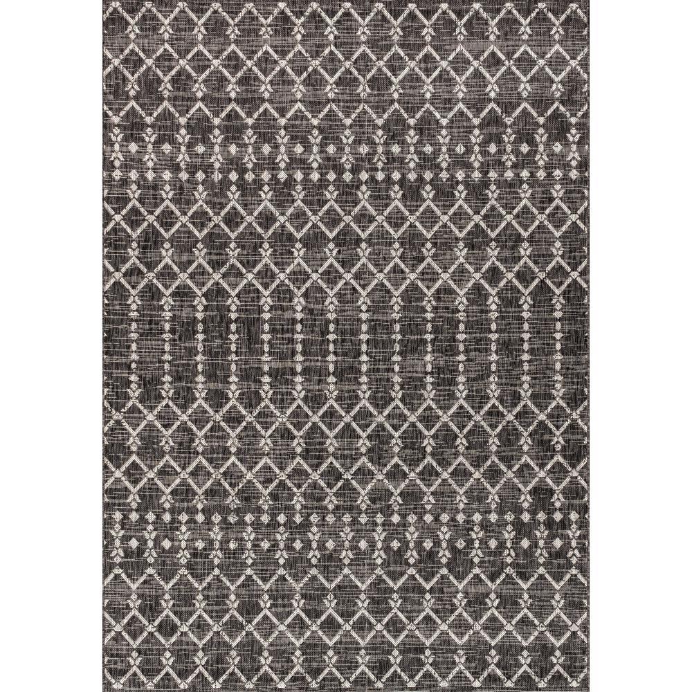 JONATHAN Y Ourika Moroccan Geometric Textured Weave Indoor/Outdoor Area Rug