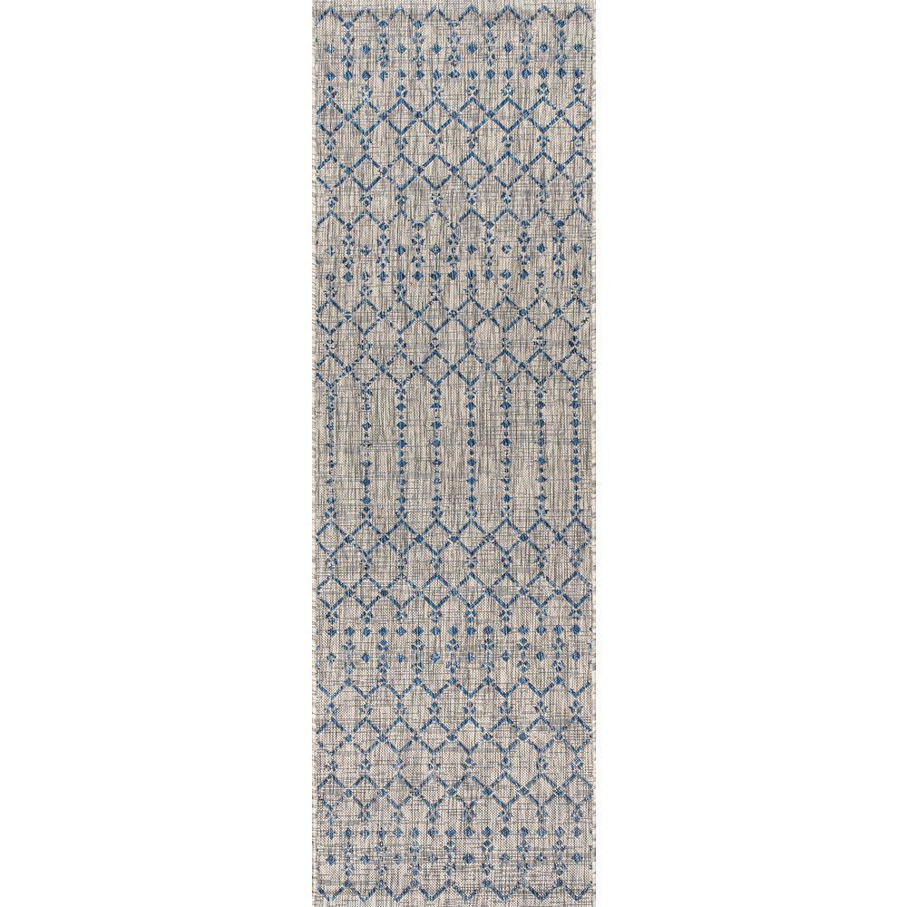JONATHAN Y Ourika Moroccan Geometric Textured Weave Indoor/Outdoor Runner Rug