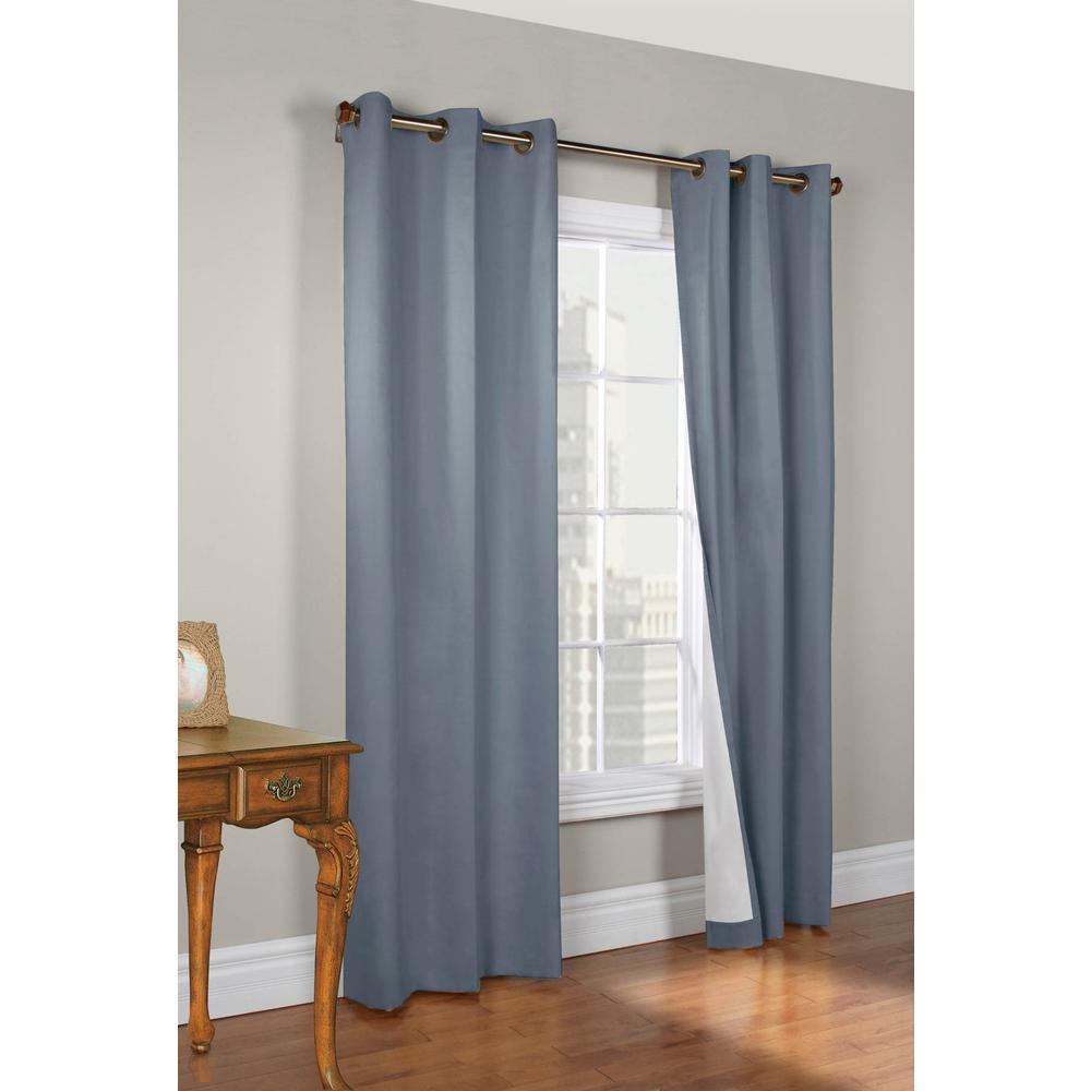 Thermalogic&trade; Weathermate Grommet Curtain Panel Pair each 40 x 72 in Blue